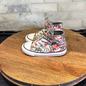 Converse All⭐️Star Toddler Kids Dino Daze Mouse High Top Sneakers